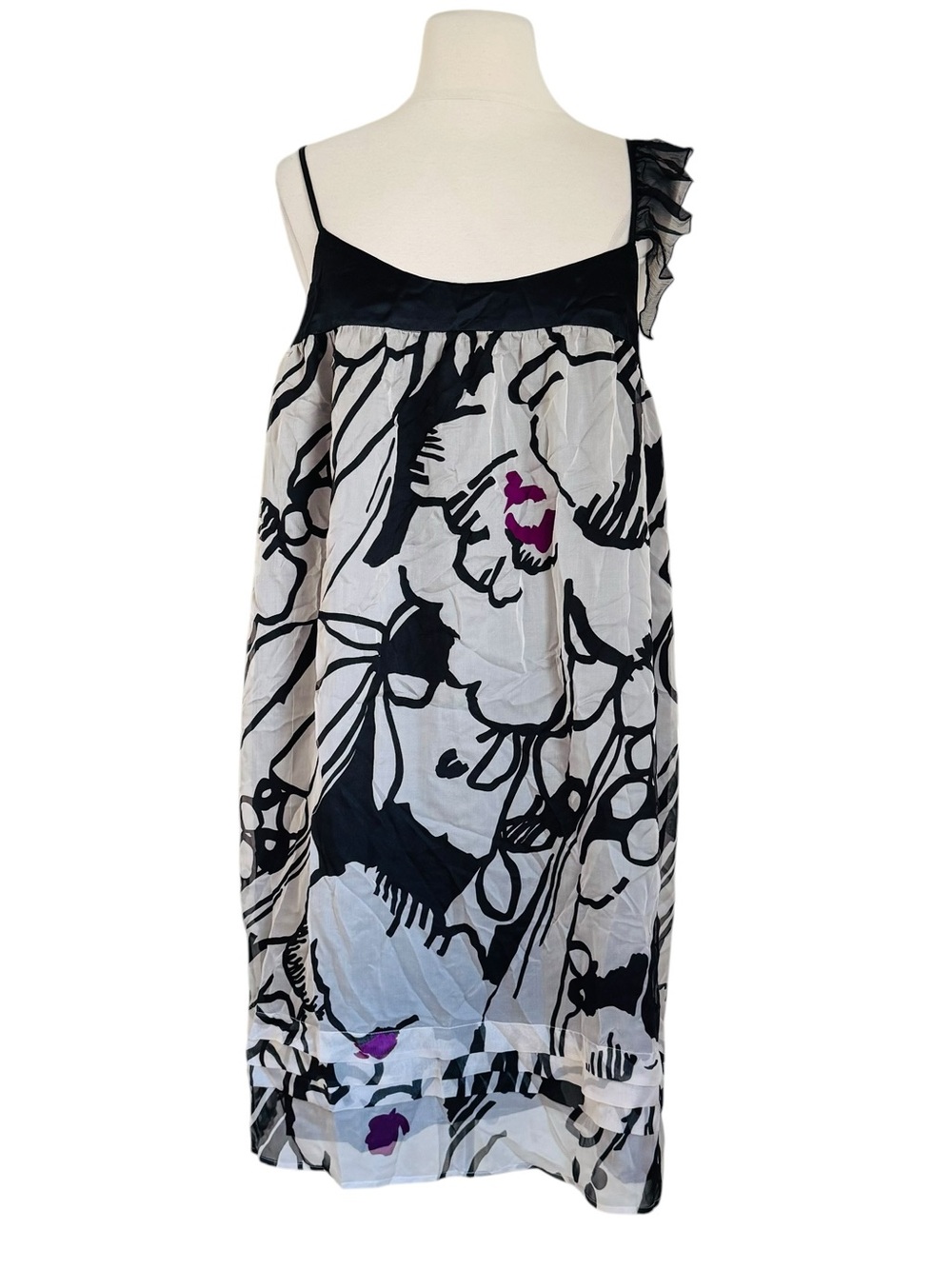NWT Johnny Was 4 Love & Liberty Silk Babydoll Dress